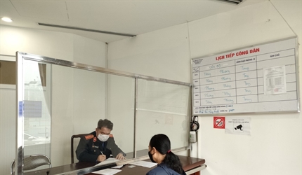 Tăng cường phòng, chống dịch bệnh Covid-19 trong công tác tiếp công dân...